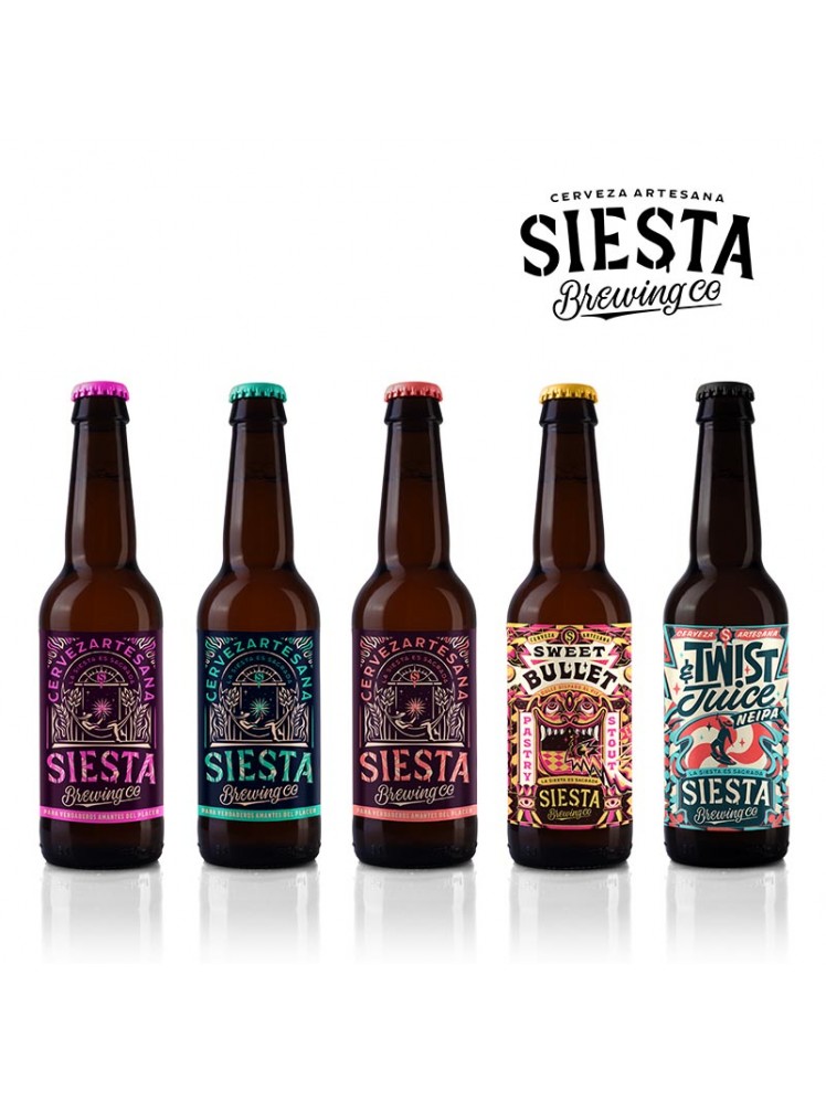 Pack cerveza Siesta (5 estilos) - More Than Beer